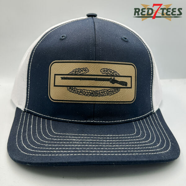 Infantry CIB Leather Patch Trucker Cap Thumbnail